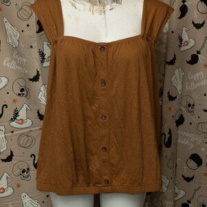 Lane bryant Brown top